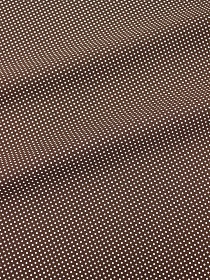 Мерный лоскут Импорт. хлопок "Горошек 1.5/2 " цв.коричневый, ш.1.45м, хлопок-100%, 115гр/м.кв