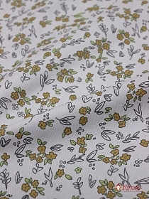 Плательный хлопок "Есения" цв.серый, ш.1.42м, хлопок-100%, 115гр/м.кв