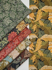 Набор тканей для рукоделия "Перкаль премиум: Акант", 45*30 см, 6 шт