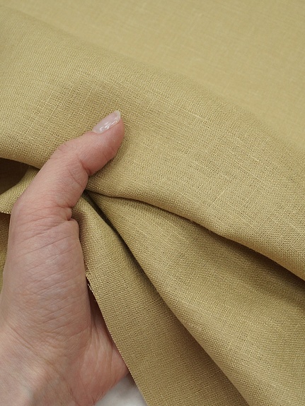 Лен костюмный цв.Песочный-2, ш.1.5м, лен-100%, 180гр/м.кв