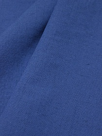 Полулен костюмный с эффектом мятости цв.Джинсовый, ш.1.5м, хлопок-70%, лен-30%, 170гр/м.кв