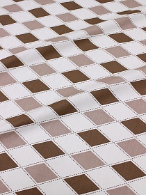 Сатин "Мишкин лес - ромбы", (комп), ш.2.35м, хлопок-100%, 120гр/м.кв