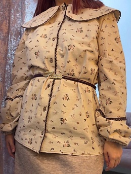 Рубашка из теплого хлопка "Изадора"