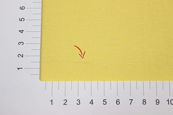 Полулен с умягчением цв.Банановый, СОРТ2, ш.1.5м, лен-30%, хлопок-70%, 140гр/м.кв