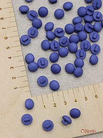 Пуговица "Грибок" пластмасса, цв.винтажно-синий, 10мм