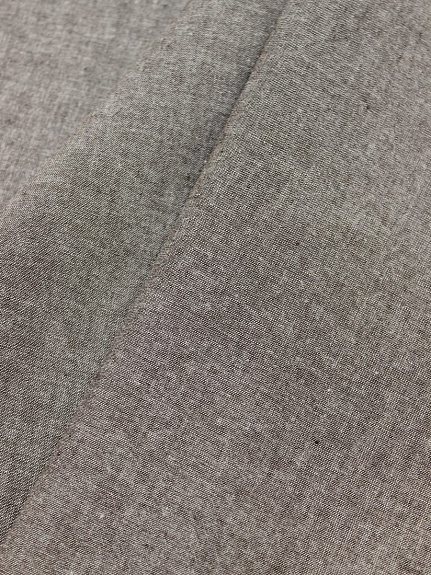 Вареный (стираный) хлопок цв.Горький шоколад меланж, ш.2.5м, хлопок-100%, 115гр/м.кв