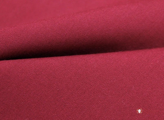 Штапель цв.Малиново-бордовый, ш.1.45м, вискоза-100%, 110гр/м.кв