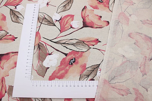 Полулен "Донна" (на суровом), ш.1.5м, лен-30%, хлопок-70%, 140гр/м.кв