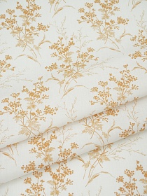 Плательный хлопок "Рута душистая" цв.карамель, ш.1.5м, хлопок-100%, 100гр/м.кв