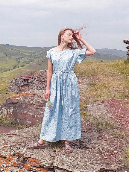 Легкое платье из импортного хлопка