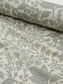 Полулен "Многолист" (на суровом), ш.1.5м, лен-30%, хлопок-70%, 140гр/м.кв