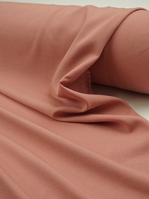 Плательная вискоза цв.Розово-терракотовый, ш.1.5м, вискоза-100%, 200гр/м.кв