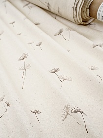 Поплин "Пушинка ветра" (на суровом), ш.2.2м, хлопок-100%, 110гр/м.кв