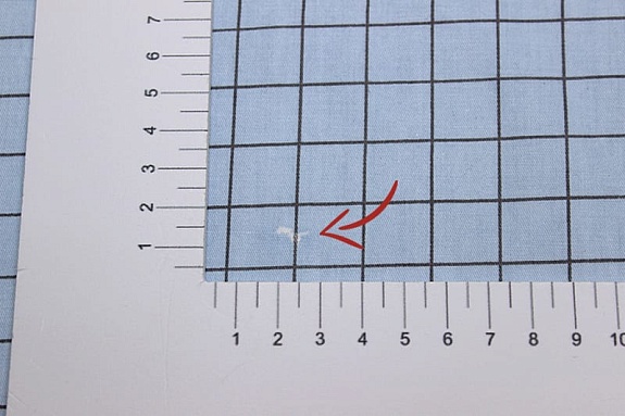 Сатин "Темно-серая клетка на светло-голубой дымке", СОРТ2, ш.1.61м, хлопок-100%, 110гр/м.кв