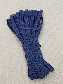 Резинка бельевая цв.джинсовый синий, ш.7мм, 10м, рис.8815