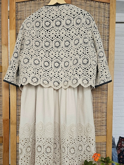 Жакет из крапивы и кроше