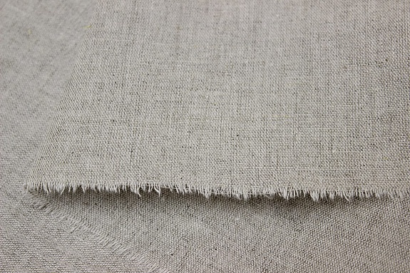 Полулен цв.Суровый темный, ш.1.5м, лен-58%, хлопок-42%, 150г/м.кв