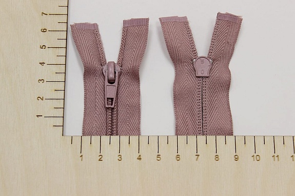 Молния спиральная №5 цв.розовый туман, 65см