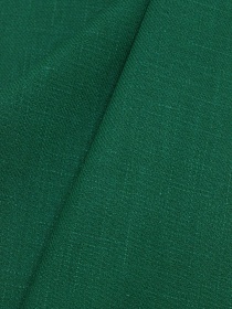 Конопля с хлопком-диагональ цв.Зеленый изумрудный, СОРТ2, ш.1.39м, конопля-80%, хлопок-20%