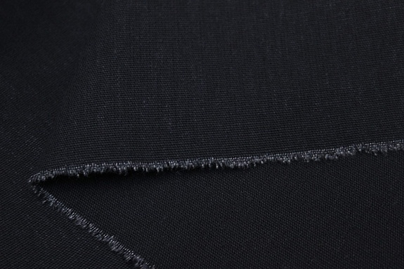 Ткань палаточная с водоотталкивающей пропиткой цв.Черный, ш.1.5м, хлопок-100%, 250гр/м.кв