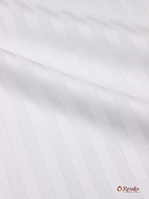 Сатин-страйп цв.Белый (1см*1см), ш.2.2м, хлопок-100%, 135гр/м.кв