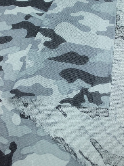 Бязь "Камуфляж" цв.серый, ш.1.5м, хлопок-100%, 120гр/м.кв