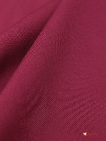 Штапель цв.Темно-малиновый, ш.1.45м, вискоза-100%, 110гр/м.кв