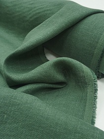 Лен костюмный с эффектом мятости цв.Сибирский кедр, ш.1.45м, лен-100%, 190гр/м.кв