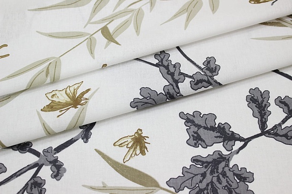 Поплин "Трель леса", ш.2.2м, хлопок-100%, 115гр/м.кв