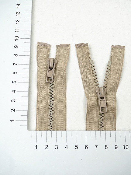 Молния тракторная №5 цв.бежево-оливковый, СОРТ2, 60см