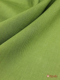 Штапель цв.Зеленая олива, ш.1.45м, вискоза-100%, 110гр/м.кв