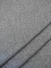 Полулен пестротканый цв.Черный меланж, СОРТ2, ш.1.5м, лен-30%, хлопок-70%, 140гр/м.кв