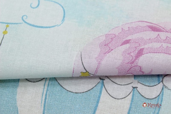 Перкаль "Сказочное путешествие", СОРТ2, ш.1.5м, хлопок-100%, 105гр/м.кв