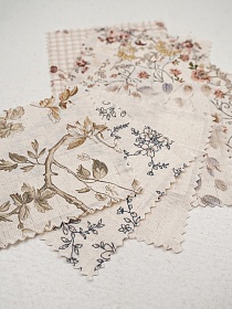 Комплект образцов "Хлопколен с вареным эффектом" №1