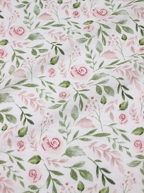 Муслин двухслойный с эф.жатости "Райзал", ш.1.40м, хлопок-100%, 120гр/м.кв