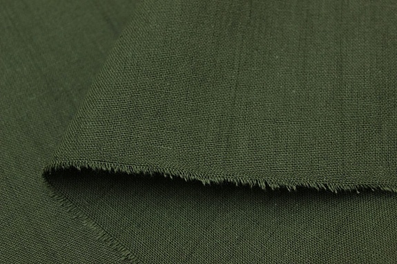 Хлопколен винтаж (жгутовое окрашивание) цв.Морской водоросли, ш.1.5м, лен-15%, хл-85%, 200гр/м.кв