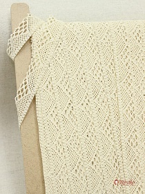 Кружево цв.суровый, ш.25мм, хлопок-100%#016551