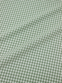 Вареный (стираный) хлопок "Клетка (0.4*0.4см)" цв.винтажная мята, ш.2.5м, хл-100%, 125гр/м.кв