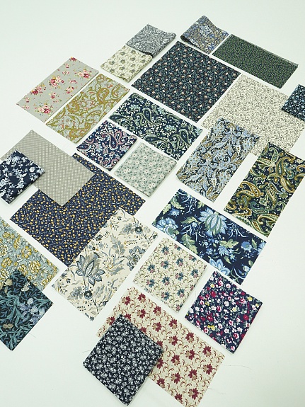 Набор тканей для рукоделия "Импортный хлопок: Архелия", 20*20 см, 25 шт