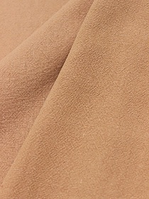 Мерный лоскут - Крапива Рами (Ramie) с хлопком цв.Пастельно-терракотовый, СОРТ2, ш.1.38м