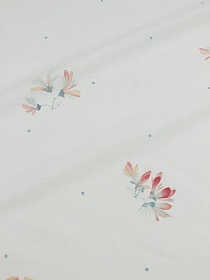 Мерный лоскут ( ткань в отрезах) Перкаль "Летняя прохлада - цветы", (комп), ш.2.35м, хлопок-100%, 110гр/м.кв