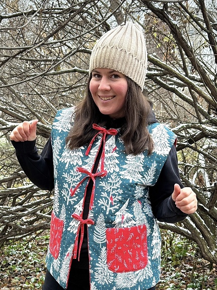 Жилет из Бязи "Хрустальная сказка"