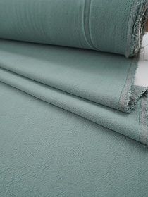 Крапива Рами (Ramie) с хлопком цв.Серо-мятная дымка, СОРТ2, ш.1.4м, крапива-50%, хлопок-50%