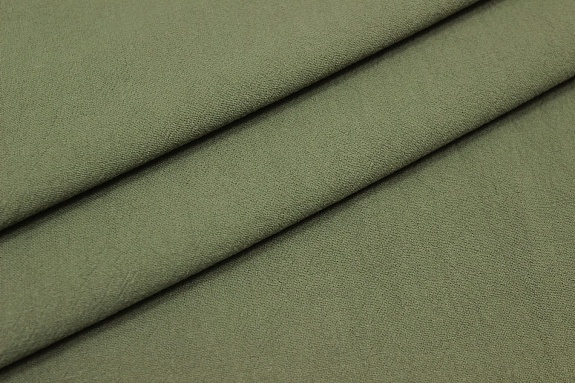 Хлопок крэш цв.Темный болотно-зеленый винтаж, ш.1.4м, хлопок-100%, 160гр/м.кв