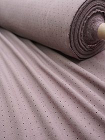 Теплый хлопок "Черный горошек 1.5/15" цв.лилово-коричневый, ш.1.5м, хлопок-100%, 160гр/м.кв