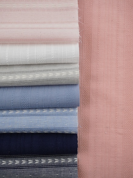 Набор тканей для рукоделия "Фактурный хлопок №1", 45*30 см, 8 шт