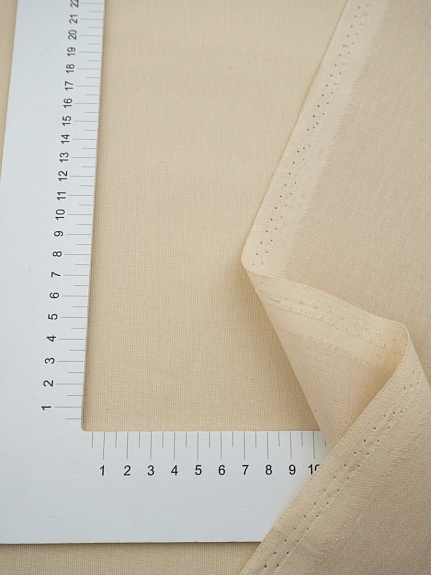 Бязь цв.Светлый телесно-бежевый, ГОСТ, ш.1.5м, хлопок-100%, 142гр/м.кв