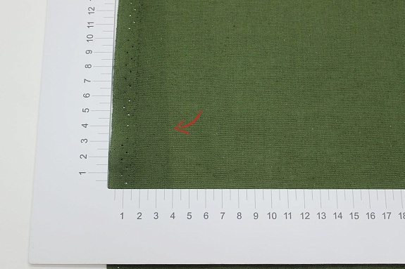 Полулен с умягчением цв.Морской водоросли, ш.1.5м, лен-30%, хлопок-70%, 147гр/м.кв.