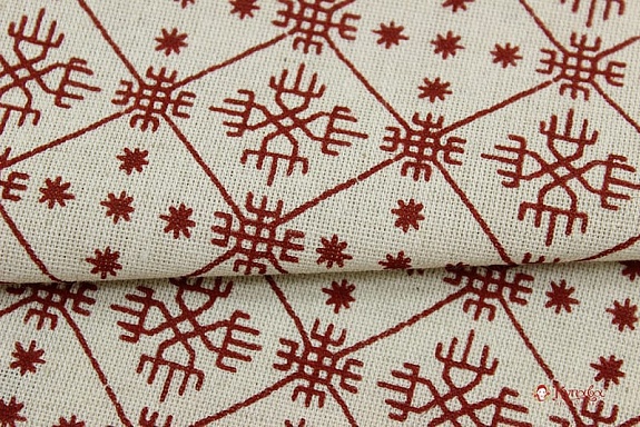 Полулен "Макошь" (на суровом), ш.1.5м, лен-30%, хлопок-70%, 140гр/м.кв