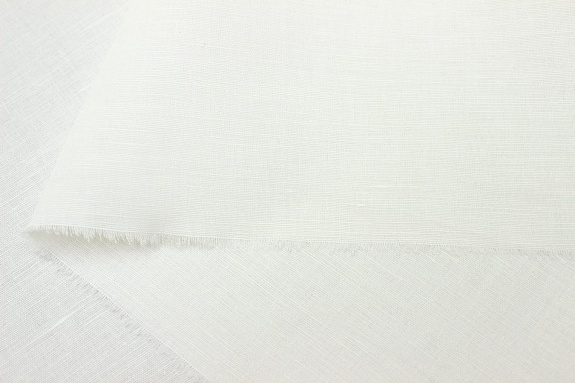 Полулен цв.Белый, ш.1.5м, лен-58%, хлопок-42%, 150гр/м.кв